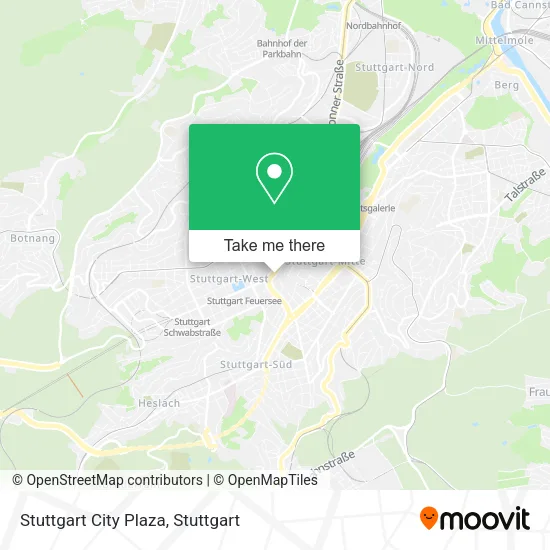 Карта Stuttgart City Plaza