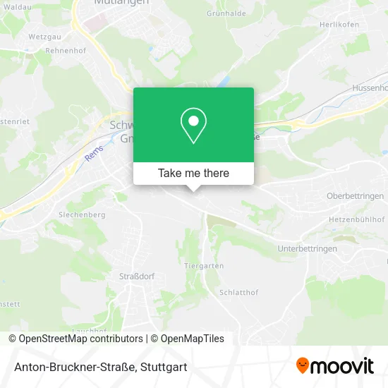 Карта Anton-Bruckner-Straße