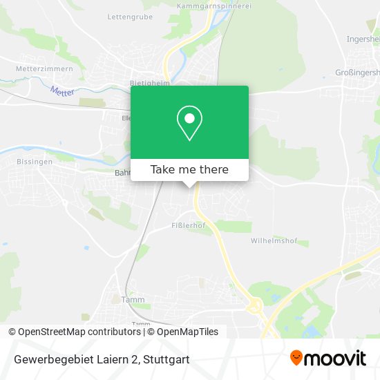 Gewerbegebiet Laiern 2 map