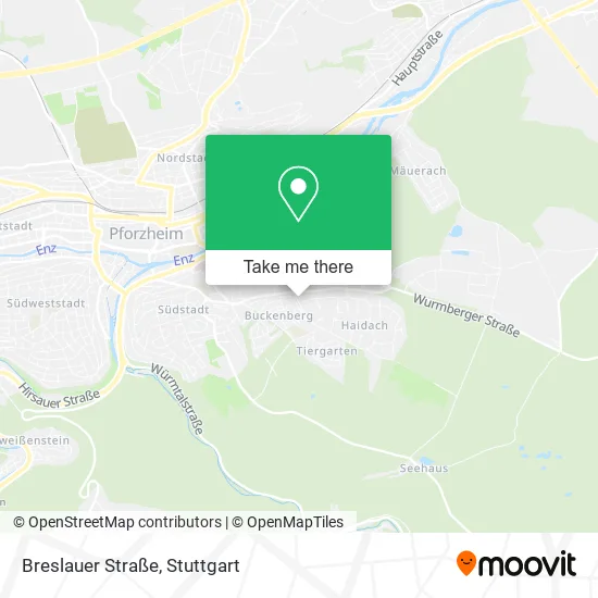 Карта Breslauer Straße