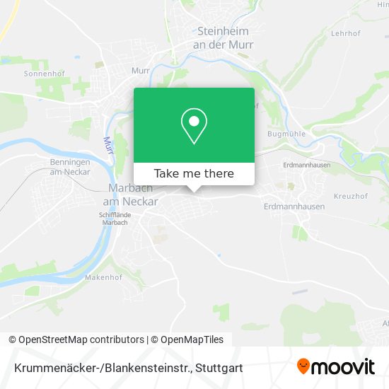 Krummenäcker-/Blankensteinstr. map
