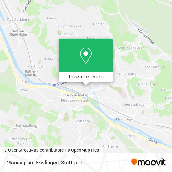 Карта Moneygram Esslingen