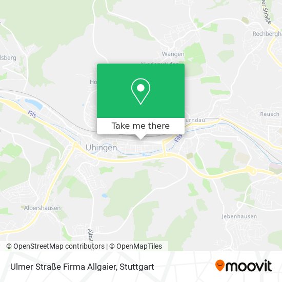 Ulmer Straße Firma Allgaier map