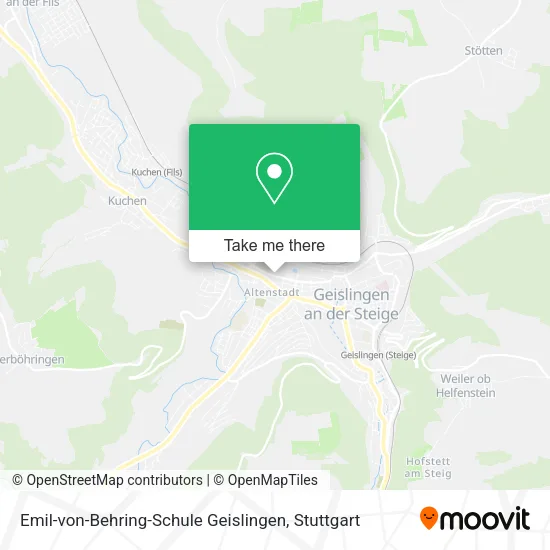 Карта Emil-von-Behring-Schule Geislingen