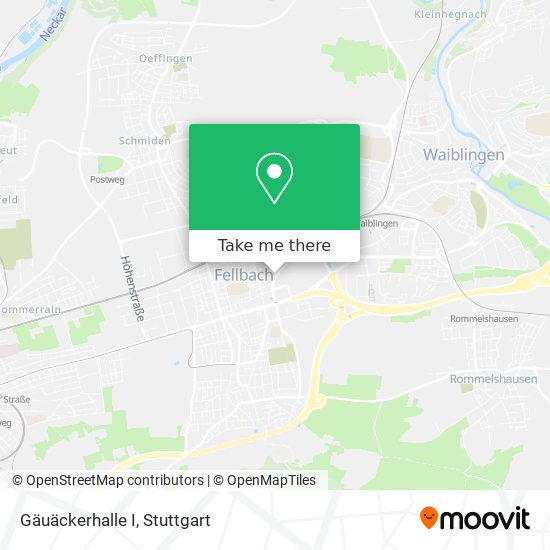 Gäuäckerhalle I map