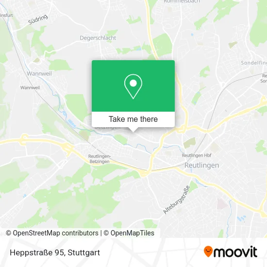 Heppstraße 95 map