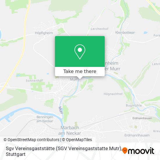 Sgv Vereinsgaststätte (SGV Vereinsgaststatte Mutr) map