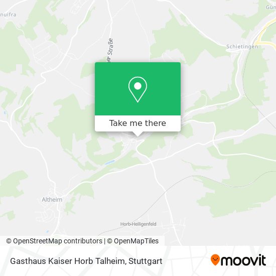 Gasthaus Kaiser Horb Talheim map
