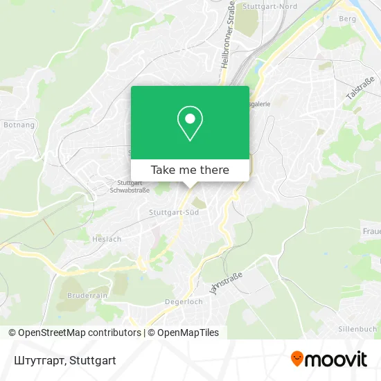 Карта Штутгарт