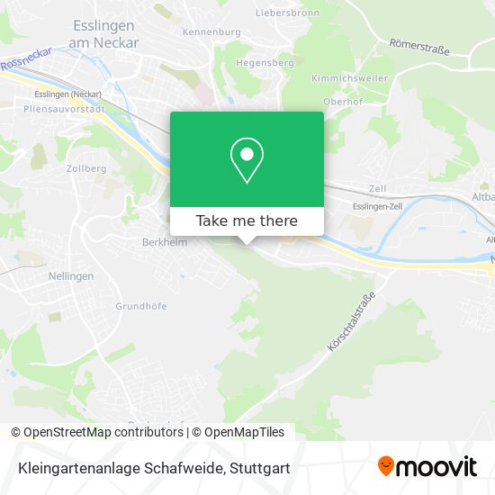 Карта Kleingartenanlage Schafweide