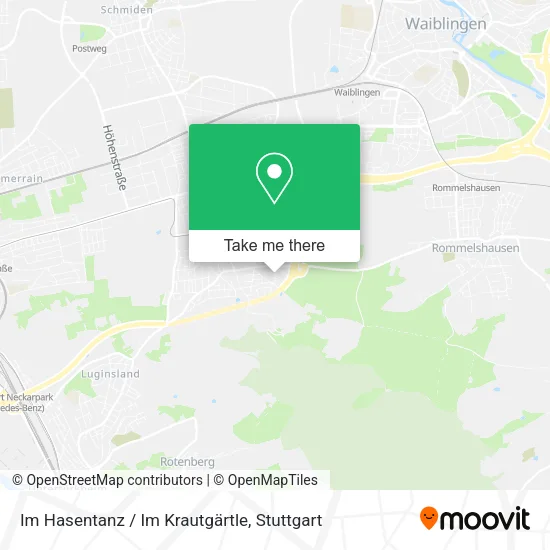 Карта Im Hasentanz / Im Krautgärtle