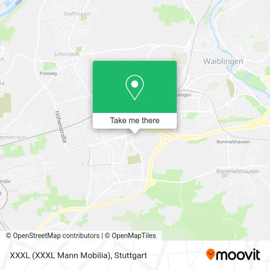 XXXL (XXXL Mann Mobilia) map
