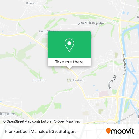 Frankenbach Maihalde B39 map