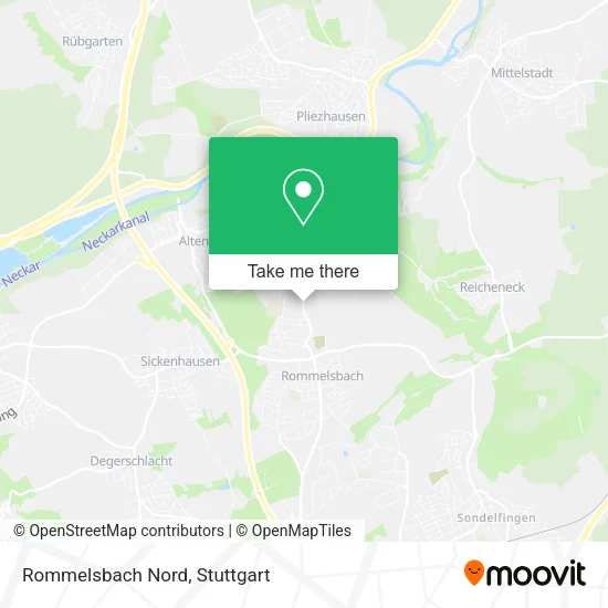 Карта Rommelsbach Nord