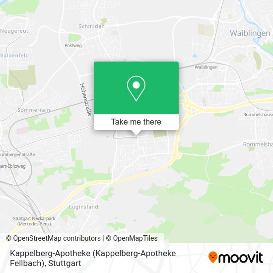 Kappelberg-Apotheke (Kappelberg-Apotheke Fellbach) map