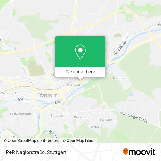 Карта P+R Naglerstraße