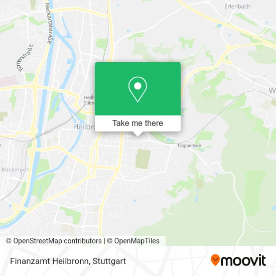 Карта Finanzamt Heilbronn