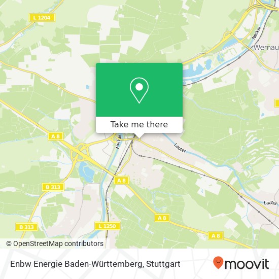 Enbw Energie Baden-Württemberg map