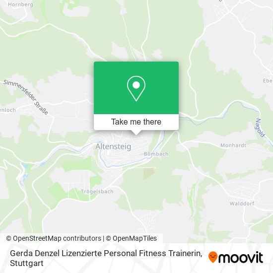 Gerda Denzel Lizenzierte Personal Fitness Trainerin map