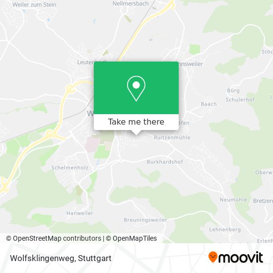 Карта Wolfsklingenweg