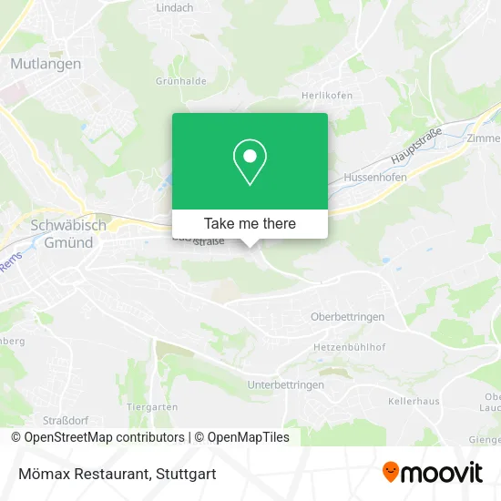 Mömax Restaurant map