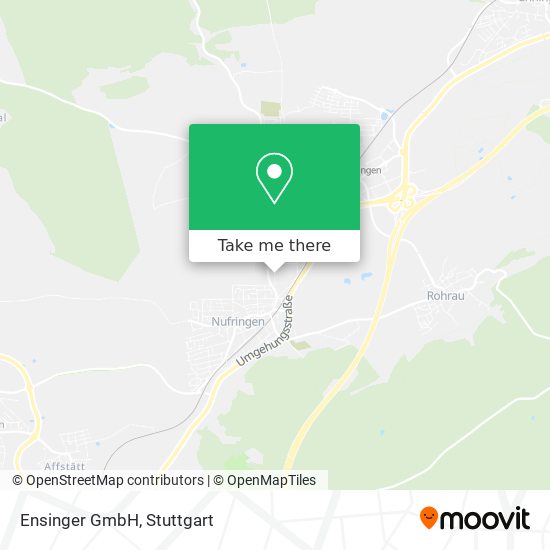 Ensinger GmbH map