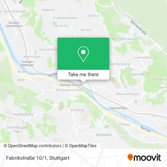 Карта Fabrikstraße 10/1