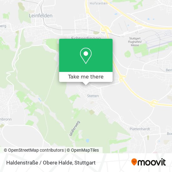 Haldenstraße / Obere Halde map