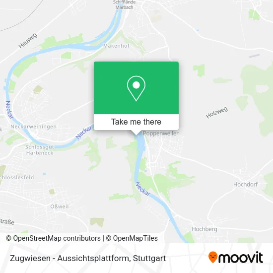 Карта Zugwiesen - Aussichtsplattform