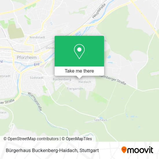 Карта Bürgerhaus Buckenberg-Haidach