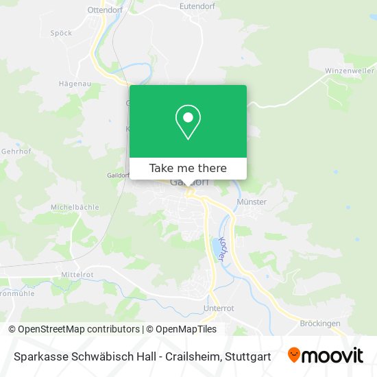 Sparkasse Schwäbisch Hall - Crailsheim map