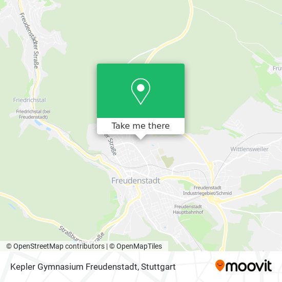 Kepler Gymnasium Freudenstadt map