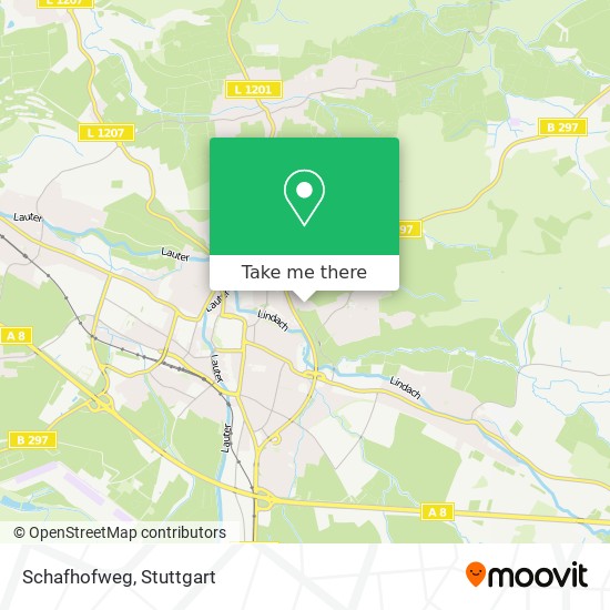 Schafhofweg map