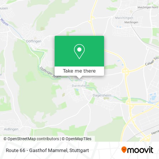 Route 66 - Gasthof Mammel map