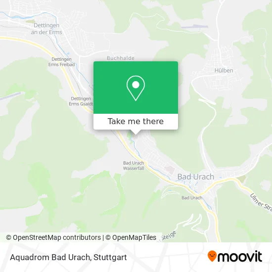 Карта Aquadrom Bad Urach
