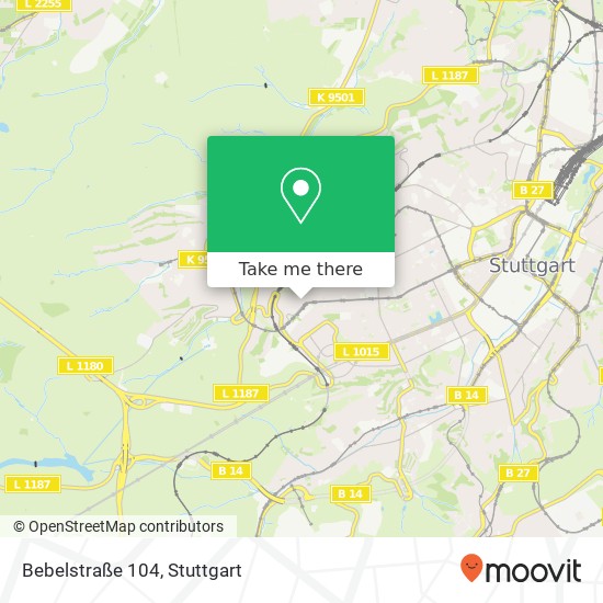 Bebelstraße 104 map