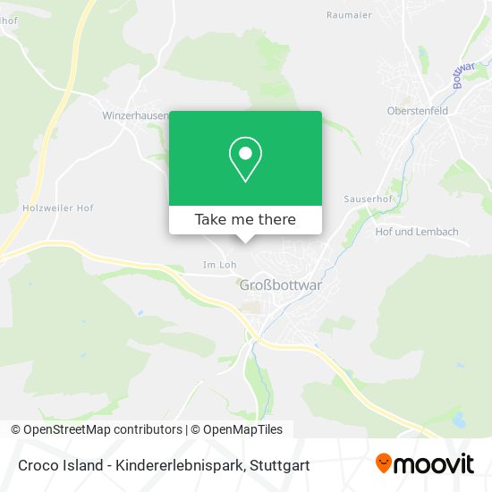 Карта Croco Island - Kindererlebnispark