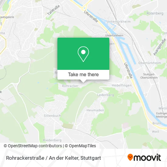 Карта Rohrackerstraße / An der Kelter
