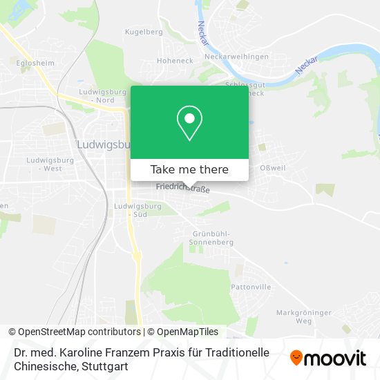 Dr. med. Karoline Franzem Praxis für Traditionelle Chinesische map