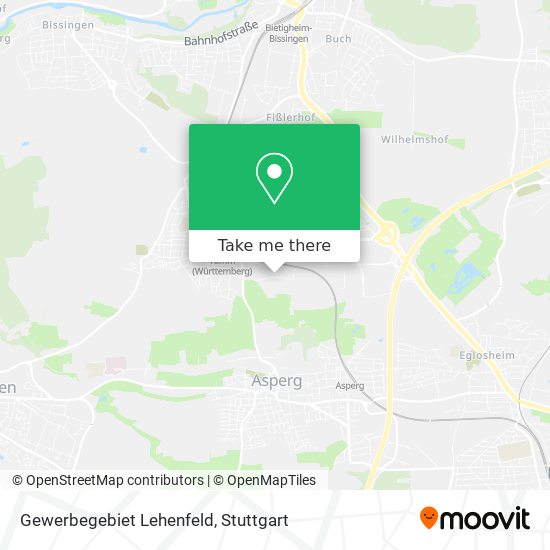 Gewerbegebiet Lehenfeld map