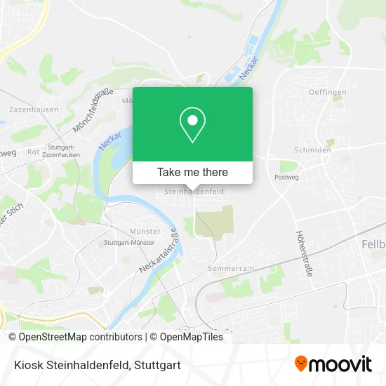 Kiosk Steinhaldenfeld map