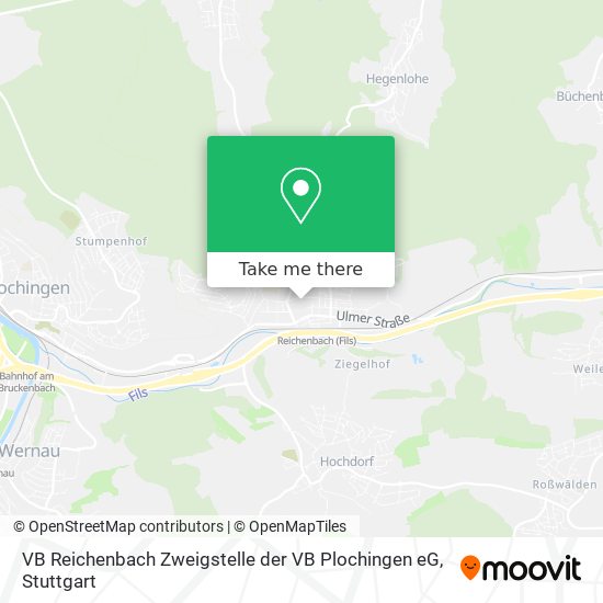 VB Reichenbach Zweigstelle der VB Plochingen eG map