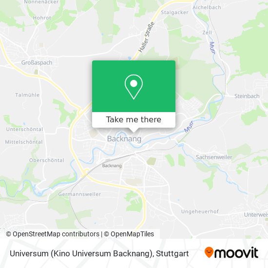 Universum (Kino Universum Backnang) map