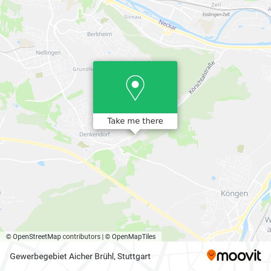 Gewerbegebiet Aicher Brühl map