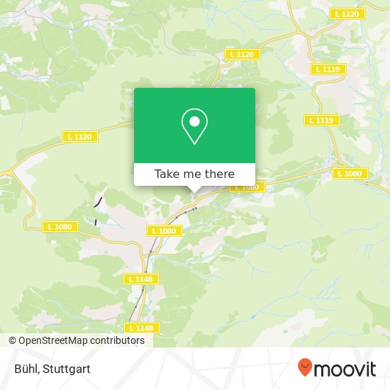 Bühl map