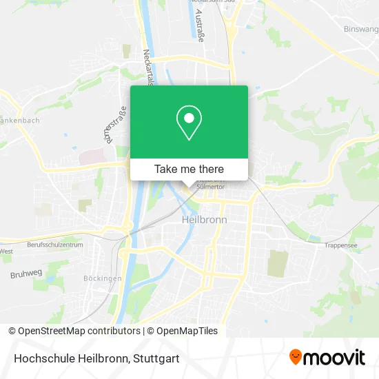 Карта Hochschule Heilbronn