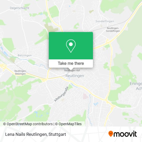Lena Nails Reutlingen map