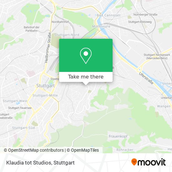 Klaudia tot Studios map