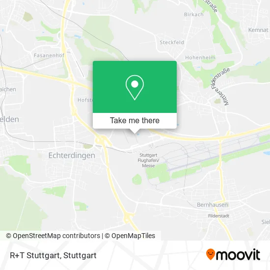 Карта R+T Stuttgart