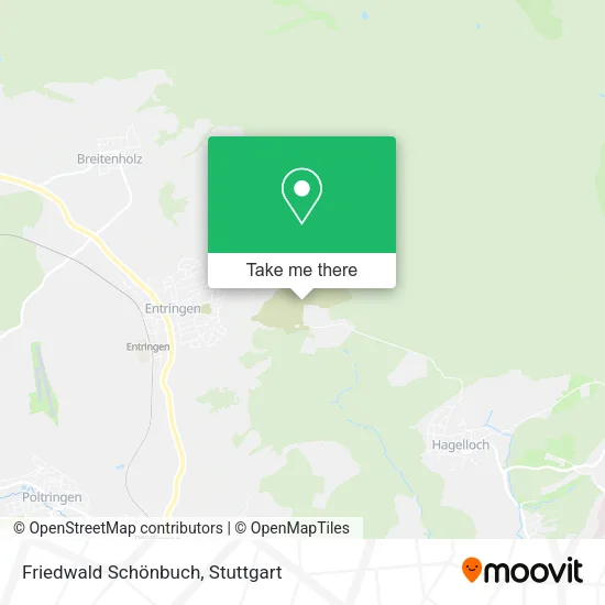 Карта Friedwald Schönbuch